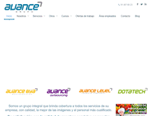 Tablet Screenshot of grupoavance.eu